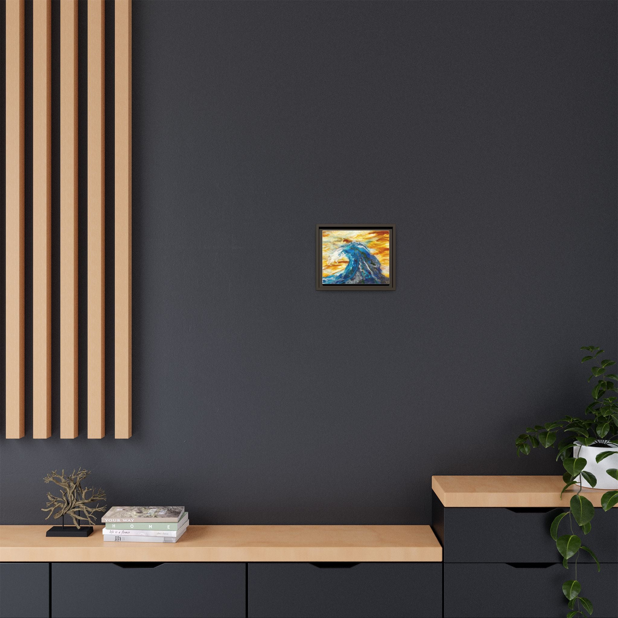 Matte Canvas, Framed (Multi-color)
